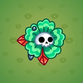 Skull Flower #1595