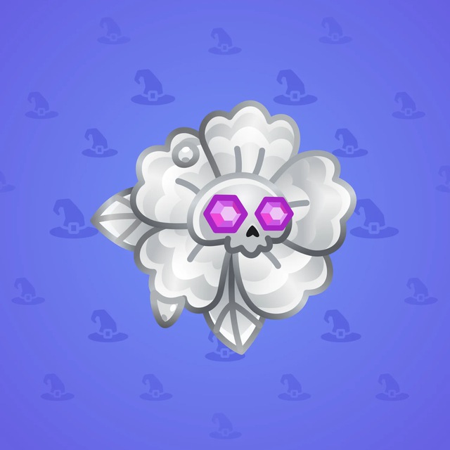 NFT-подарок Skull Flower Chromium