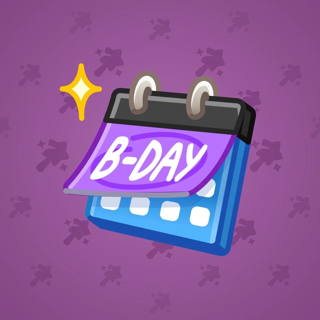 NFT-подарок Desk Calendar Lilac Black