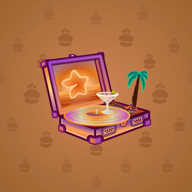 NFT-подарок Record Player Sunset Beach