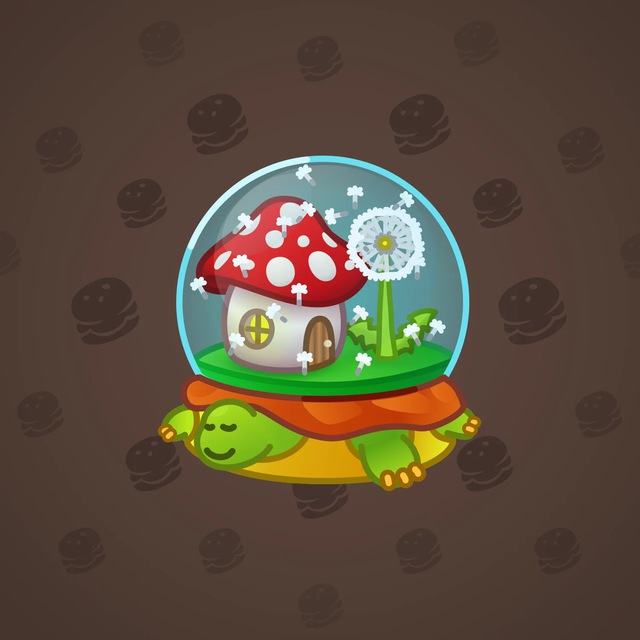 NFT-подарок Snow Globe Smurf Cabin