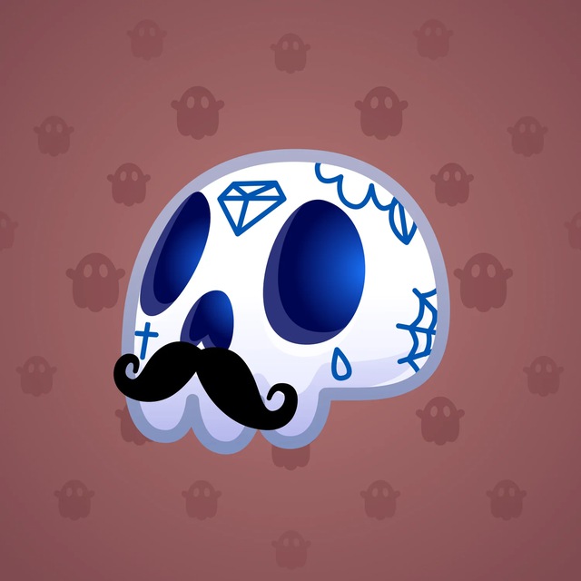NFT-подарок Electric Skull Ink Skull