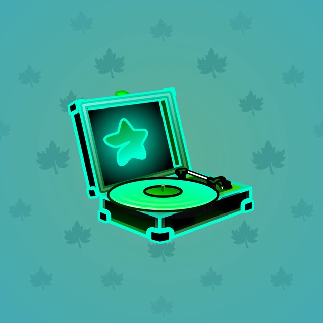 NFT-подарок Record Player Fluorescent