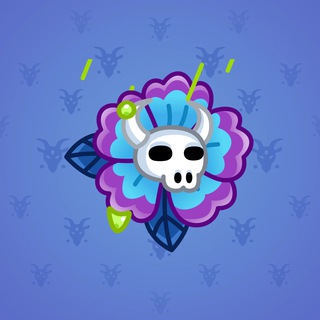 Skull Flower #15428