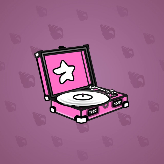 NFT-подарок Record Player Pink Noir