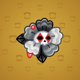 Skull Flower #9864