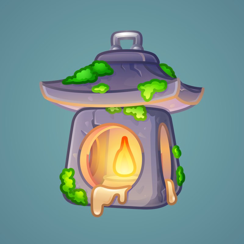 NFT-подарок Mirage Lamp Deep Forest