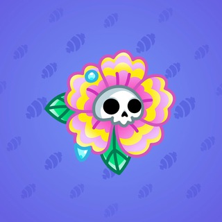 Skull Flower #7371