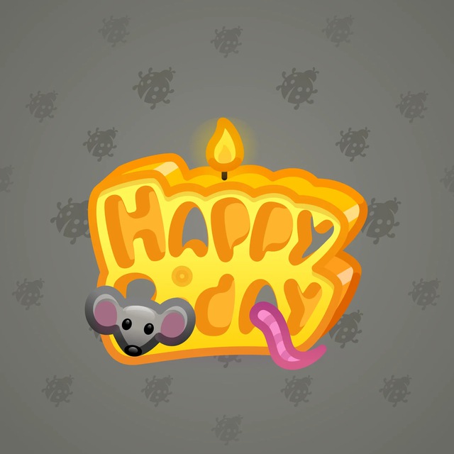NFT-подарок B-Day Candle Mouse Brunch