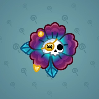 Skull Flower #9968