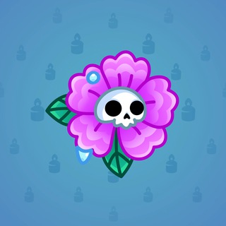 Skull Flower #8489