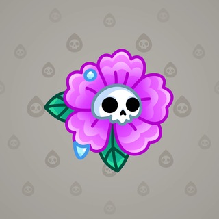 Skull Flower #12346