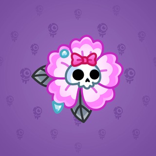 Skull Flower #7845