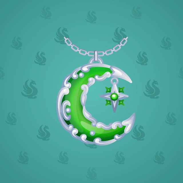 NFT-подарок Moon Pendant Frosted Green