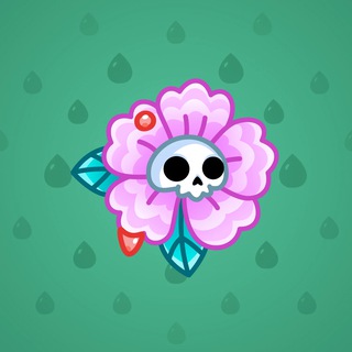 Skull Flower #13973