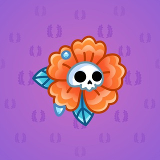 Skull Flower #1738