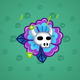 Skull Flower #7437