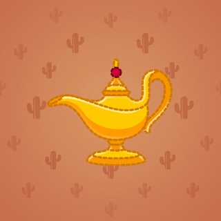 Genie Lamp #2232