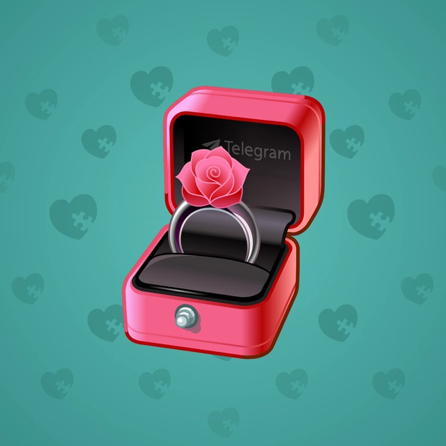 NFT-подарок Diamond Ring Velvet Rose