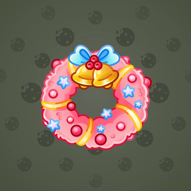 NFT-подарок Winter Wreath Cotton Candy