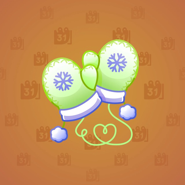 NFT-подарок Snow Mittens Mistletoe
