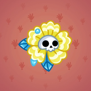 Skull Flower #11587