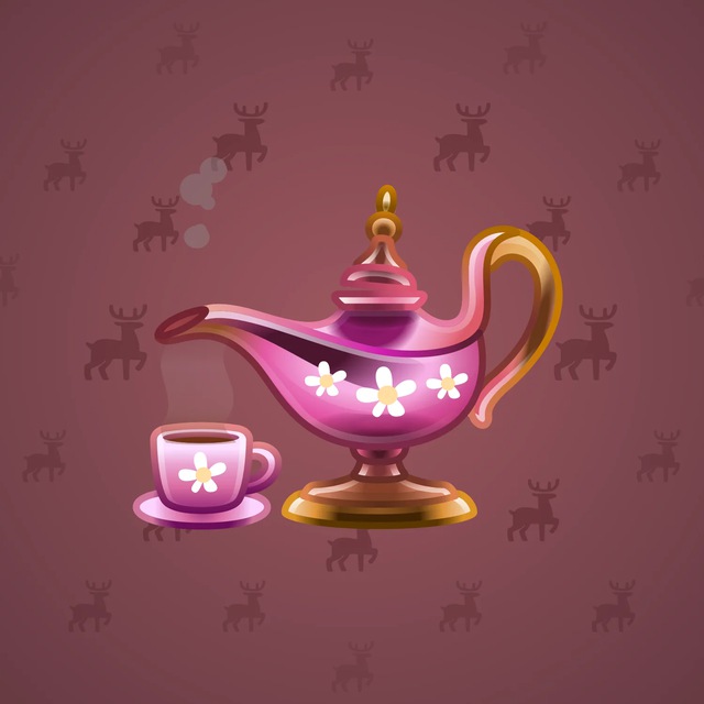 NFT-подарок Genie Lamp Tea Time