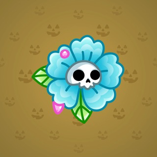 Skull Flower #10250
