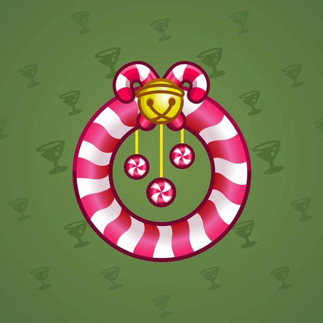 NFT-подарок Winter Wreath Candy Cane
