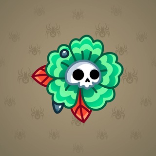 Skull Flower #12378