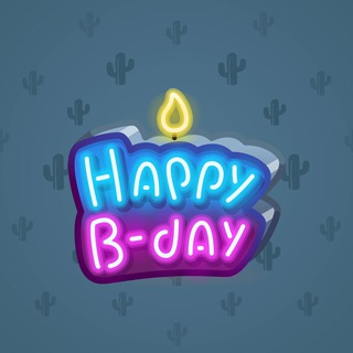 B-Day Candle #14780