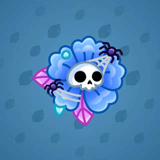Skull Flower #2858