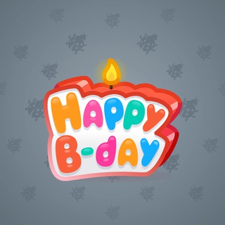 B-Day Candle #12549