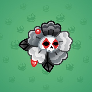 Skull Flower #7035