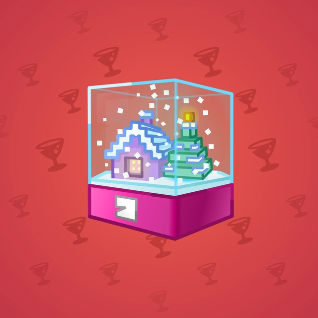 NFT-подарок Snow Globe Crimson Cabin