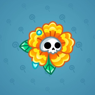 Skull Flower #5653