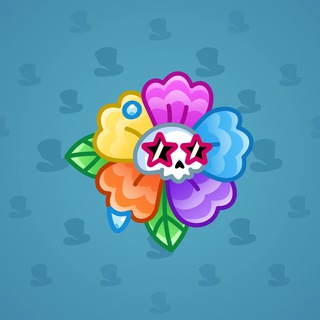 Skull Flower #13919