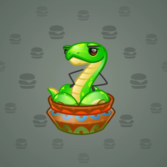NFT-подарок Spring Basket Meme Snake