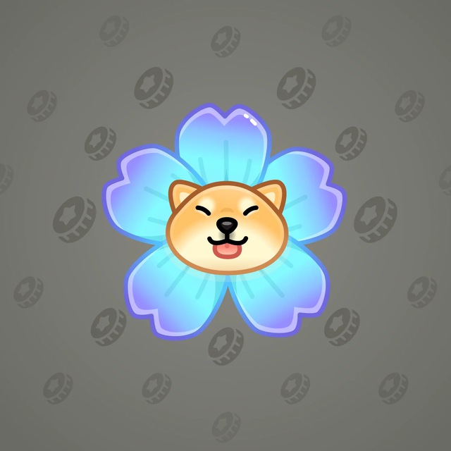 NFT-подарок Sakura Flower Dog Flower