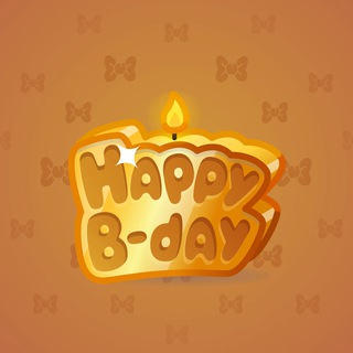 B-Day Candle #22732
