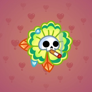 Skull Flower #7055
