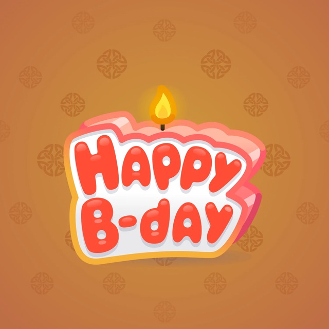 NFT-подарок B-Day Candle Peachy
