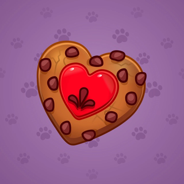 NFT-подарок Cookie Heart Choco Crunch