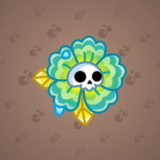 Skull Flower #19523