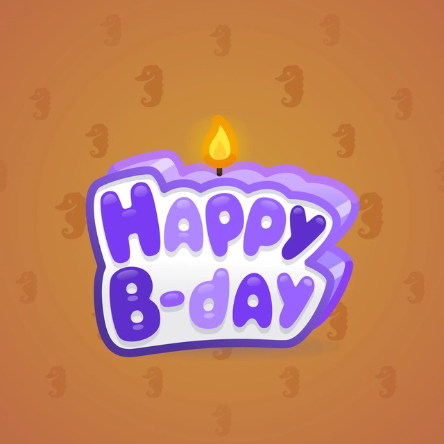 NFT-подарок B-Day Candle Starry Night