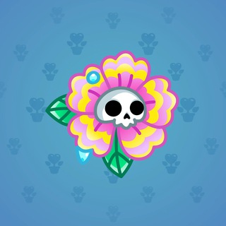 Skull Flower #11256