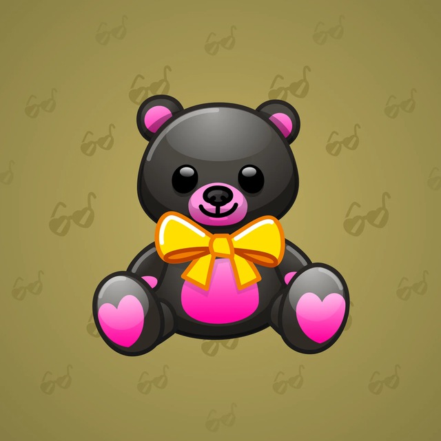 NFT-подарок Toy Bear Noir Et Rose