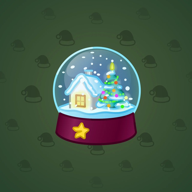NFT-подарок Snow Globe Garnet Dawn