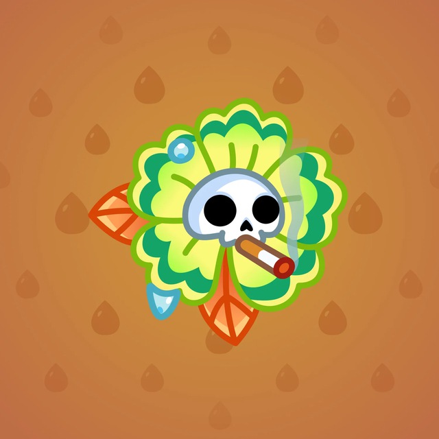 NFT-подарок Skull Flower Health Risk