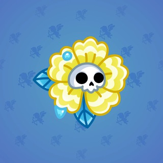 Skull Flower #1253